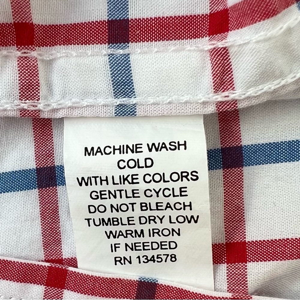 Like New Whale Shirt Button Down Vineyard Vines 100% Cotton Boys Medium - Picture 8 of 9